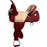 HILASON Western Horse Saddle Treeless Trail Barrel American Leather | for Horses - Uhorse