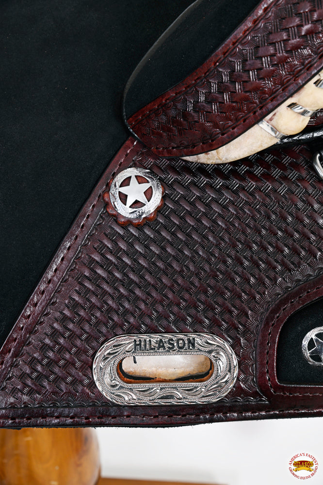 HILASON Horse Saddle Treeless Trail Barrel American Leather | Western for Horses