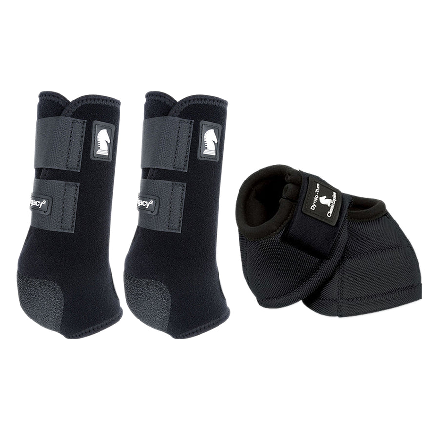 Classic Equine Lightweight Legacy2 Front Dyno Bell Boots Pair by Hilason – Cowboy and equestrian accessories