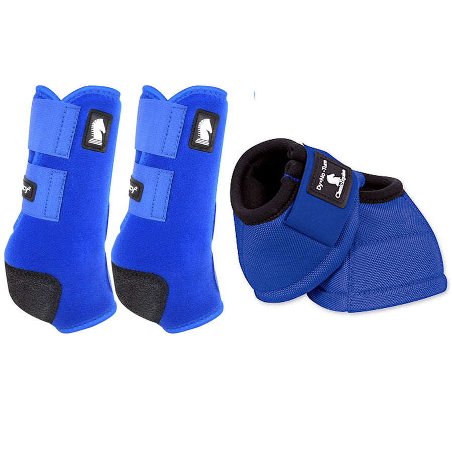 Large Classic Equine Lightweight Legacy2 Front Dyno Bell Boots Pair by Hilason – Cowboy and equestrian accessories