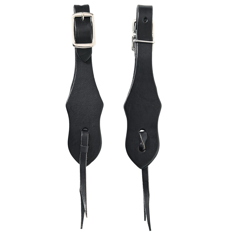 Hilason Slobber Straps For Rein-Water Loop Ties Quick Change Buckle Black - Uhorse