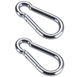 2 Pcs 5/16 Inx8Mm Hilason Tk. Carbon Steel Wire Spring Snap Zinc Plt. by Hilason – Cowboy and equestrian accessories