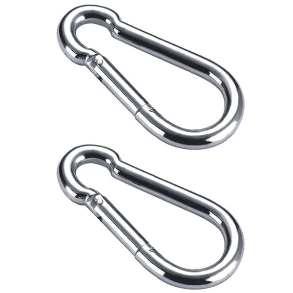 Stainless steel carabiners, pair - Uhorse