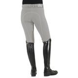 Ovation Ladies' SoftFlex Knee Patch Breeches Mid-Rise UPF 30 Syn-Tech Suede - Hilason