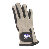 Med (5-5.5) Ovation Hearts & Horses Gloves Childs Black/Grey