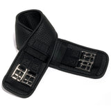 30" Ovation Airform Chafeless Dressage Girth Steel Roller Buckles Black - Uhorse