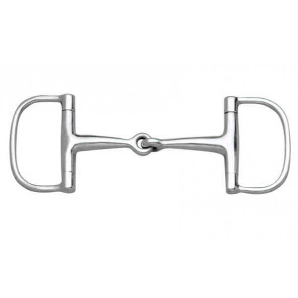 Centaur Metalab Jointed Barrel Dee Stainless Steel H. Bit by Hilason – Cowboy and equestrian accessories