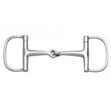 5.25" Centaur Metalab Jointed Barrel Dee Stainless Steel H. Bit – by Hilason – Cowboy and equestrian accessories