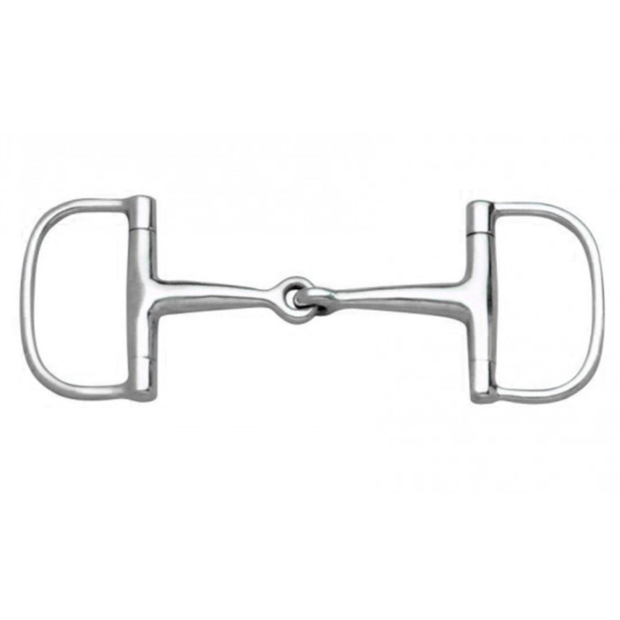 Metal snaffle bit with D-rings - Uhorse