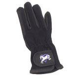 Small (4-4.5) Ovation Hearts & Horses Gloves Childs Black