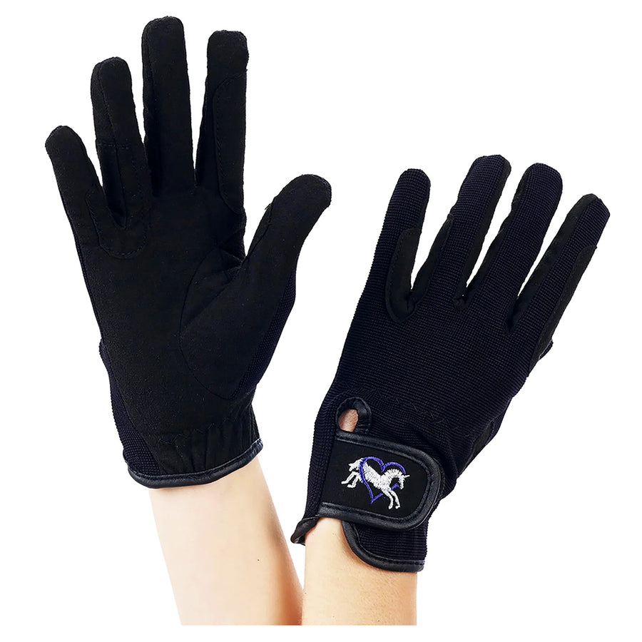 Chd Hearts and Horses Gloves - Uhorse