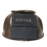 Medium Centaur Pvc Ribbed Double Hook And Loop Bell Boots Brown