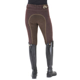26 Regular Ovation Euro Melange Full Seat Breech Ladies Antimicrobial Brown - Uhorse
