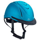 Ovation Metallic Schooler Lightweight Low Profile Helmet Teal