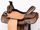 Western Horse Saddle American Leather Ranch Roping Cowboy Hilason