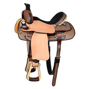 Western Horse Saddle American Leather Ranch Roping Cowboy Hilason