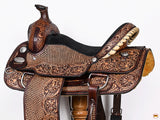 Western Horse Saddle American Leather Ranch Roping Cowboy Hilason