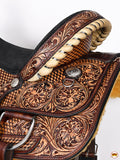 Western Horse Saddle American Leather Ranch Roping Cowboy Hilason