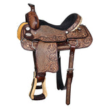 Western Horse Saddle American Leather Ranch Roping Cowboy Hilason