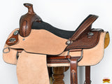 HILASON Western Horse Saddle American Leather Ranch Roping Cowboy | Hand Tooled Wade & For Horses