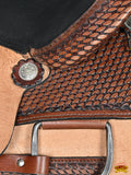 HILASON Western Horse Saddle American Leather Ranch Roping Cowboy | Hand Tooled Wade & For Horses