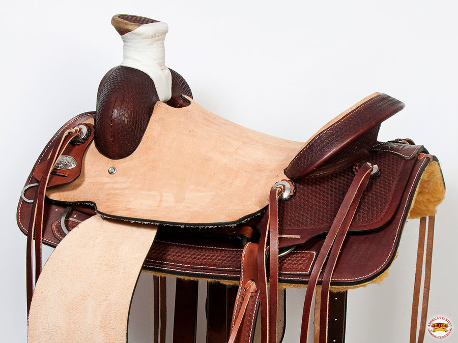 HILASON Western Horse Saddle American Leather Barrel Racing Cowboy | Hand Tooled Trail Pleasure