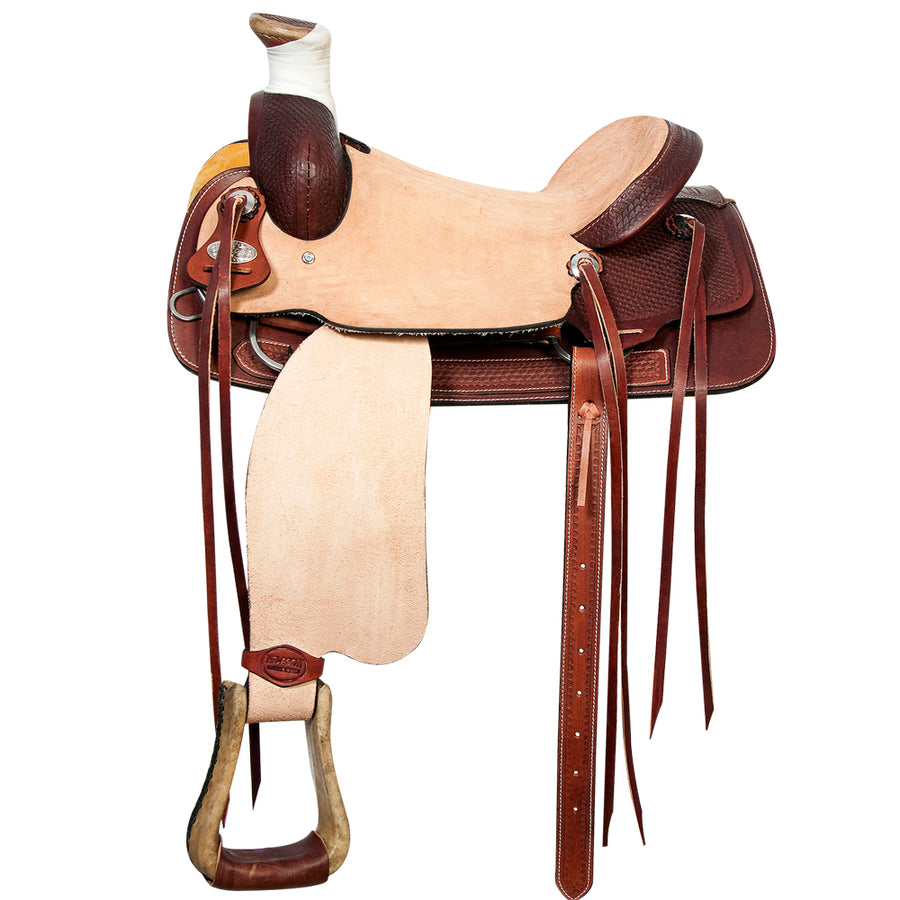 Western Horse Saddle American Leather Barrel Racing Cowboy Hilason - Uhorse