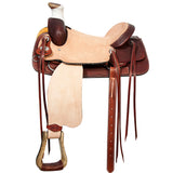 Western Horse Saddle American Leather Barrel Racing Cowboy Hilason - Uhorse