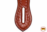 Hilason Western Saddle Repair Leather Cinch Girth Holder Mahogany