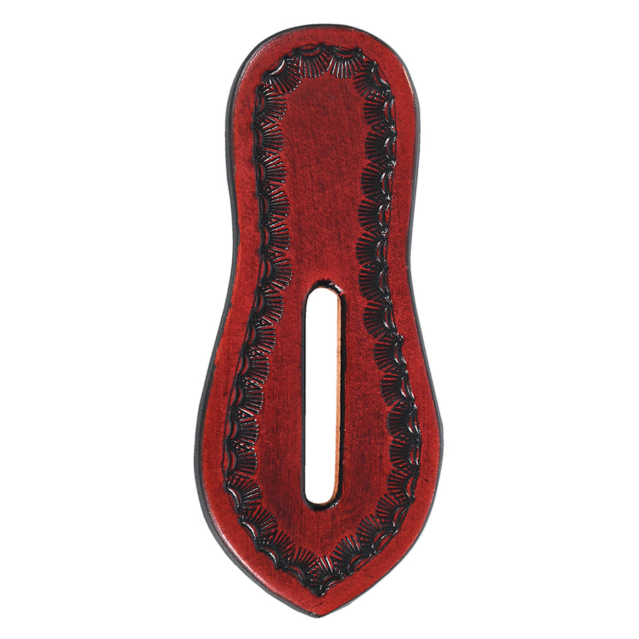 Hilason Western Saddle Repair Leather Cinch Girth Holder Mahogany - Hilason