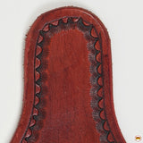 Hilason Western Saddle Repair Leather Latigo Carrier Mahogany