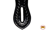 Hilason Western Saddle Repair Leather Cinch Girth Holder Black