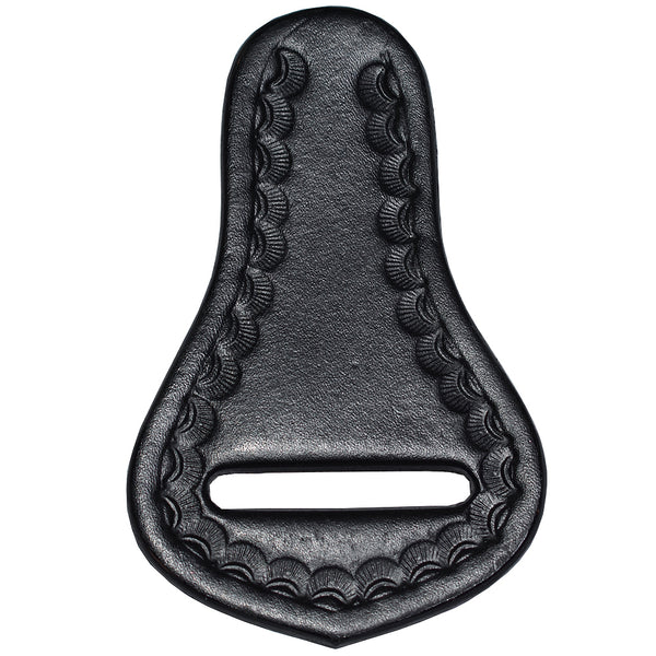 Hilason W. Saddle Repair Leather Latigo Carrier Black by Hilason – Cowboy and equestrian accessories