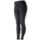 42" Horze Ella Womens Pull On Knee Patch Breeches Soft Slightly Stretchy Black