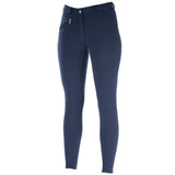 38" Horze Womens Active Silicone Grip Full Seat Breeches Peacoat Blue
