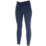 34" Horze Womens Active Silicone Grip Full Seat Breeches Peacoat Dark Blue