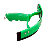 6-3/4" Hilason Horse Sweat Scraper Delux Green W/ Key Ring