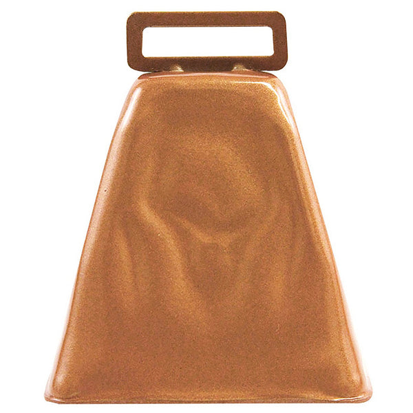 Copper cow bell with leather handle - Uhorse