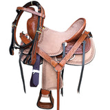 W. H. Saddle Ranch Trail Youth Child Pleasure Leather by Hilason – Cowboy and equestrian accessories