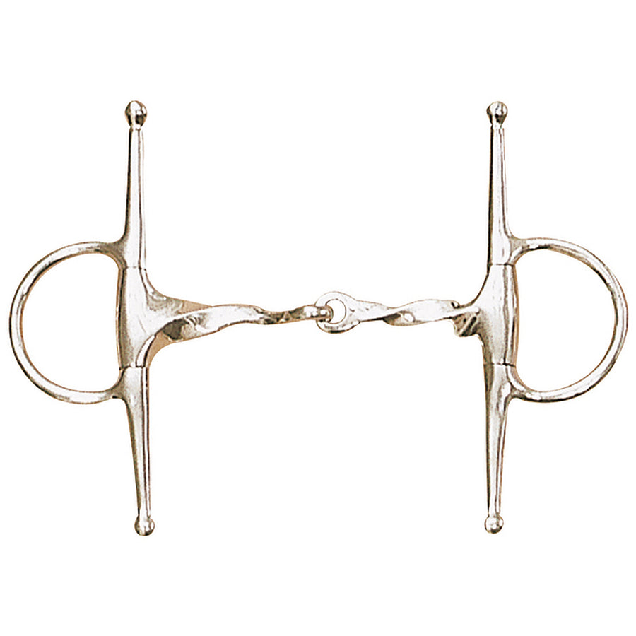 5.5" Centaur Stainless Steel Slow Twist Full Cheek H. Bit by Hilason – Cowboy and equestrian accessories