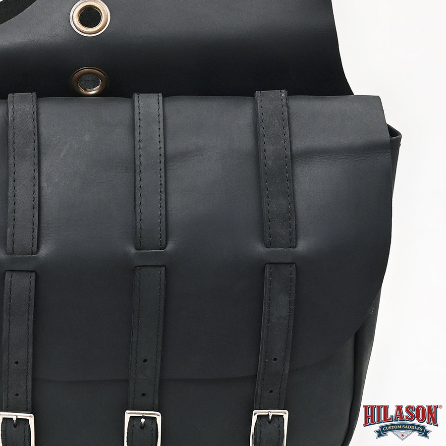 HILASON Soft Leather Horse Saddle Bag Tan | Equestrian Western Adjustable Closure