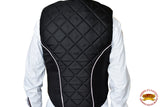 Bull Riding Vest Hilason Black Bull Pro Rodeo Cordura Large