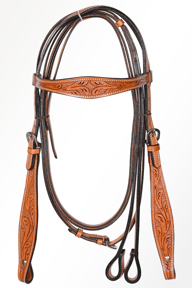 Comfytack 12 in Tan Western Kids Youth Children Miniature Pony Saddle Leather Trail Tack | Hand Tooled Saddle | Western Saddle | Saddle for Horses | Horse Tack Set