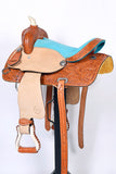 Comfytack W. Kids Youth Children Miniature Pony Saddle Leather Trail
