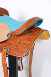 Comfytack Western Kids Youth Children Miniature Pony Saddle Leather Trail Tack