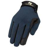 Heritage Performance Superior Fit Comfort Horse Riding Glove Steel Blue