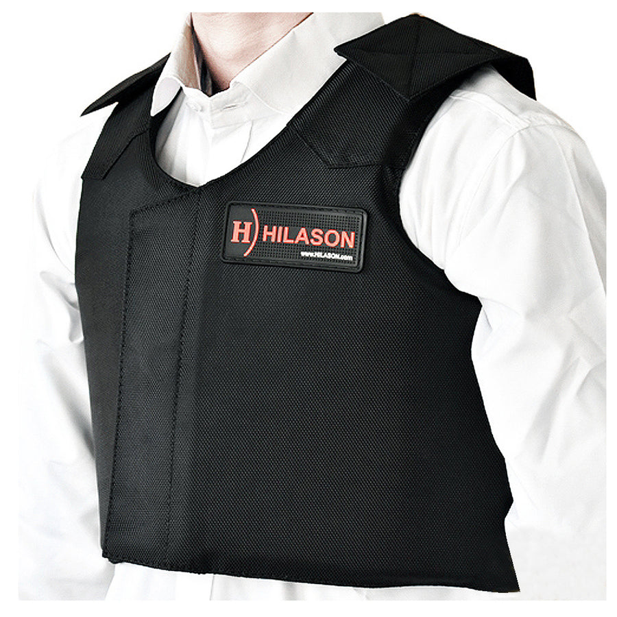 Bull Riding Vest Hilason Kids Junior Youth Black Pro Rodeo Cordura - Uhorse
