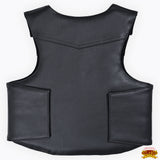 HILASON Horse Riding Vest Black Bull Pro Rodeo Cordura Large| Unisex | Protective