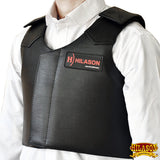 HILASON Equestrian Horse Riding Vest Safety Protective Junior Leather Rodeo | Youth Rodeo Vest | Leather Vest | Horse Riding Protective Vest | Junior Vest