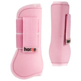 Pony Horze Outer Shell Protects Neoprene Lining Tendon Boots Lady Light Pink
